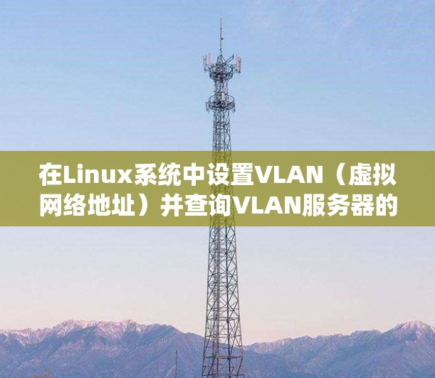 在Linux系统中设置VLAN（虚拟网络地址）并查询VLAN服务器的IP地址是一个关键步骤，以下是详细的步骤和方法
