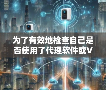 为了有效地检查自己是否使用了代理软件或VPN，可以按照以下步骤进行