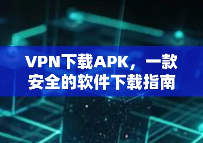 VPN下载APK，一款安全的软件下载指南