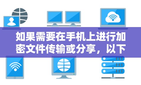 如果需要在手机上进行加密文件传输或分享，以下是一步步的建议